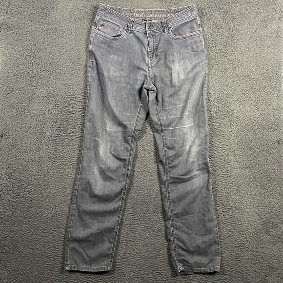 Prana Jeans Mens 32x34 Gray Bridger Slim Fit Dark Wash Denim Stretch Outdoor - Picture 1 of 16